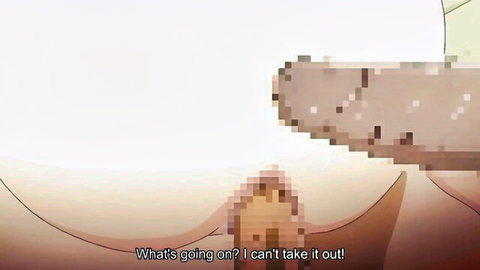 Busty hentai princess double fucked in dungeon, distressed anime scene