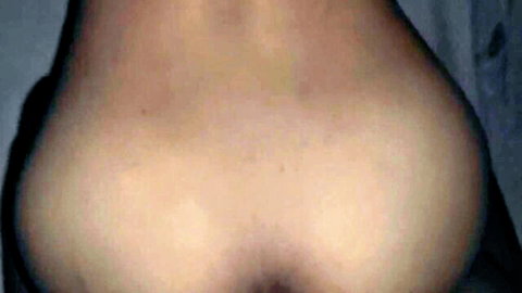 Christine Mia bent over exposing her big bare ass