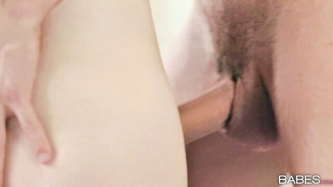 Amateur couple in romantic POV vaginal penetration from behind