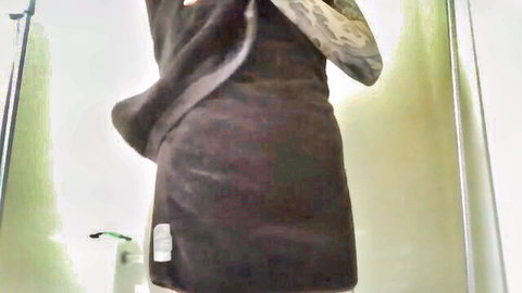 Livmirage in steamy towel wrap, post-shower tease, Chaturbate show