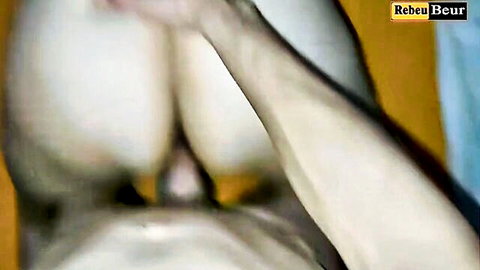 Arabian girl in slow motion doggystyle with creampie finish