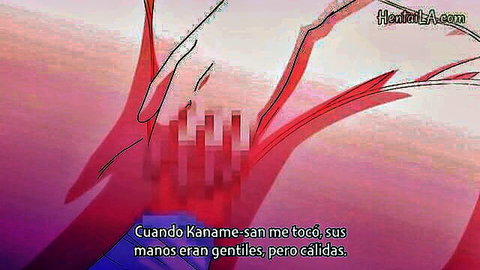 Hentai scene: Kaname-san's gentle hot hands caressing body