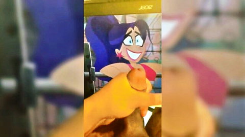 Animated Wonder Woman parody in DCSHG cum tribute fantasy explosion
