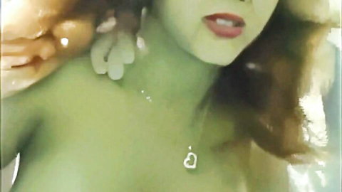 Ashlynn Brooke topless underwater, nude breasts and wet hair