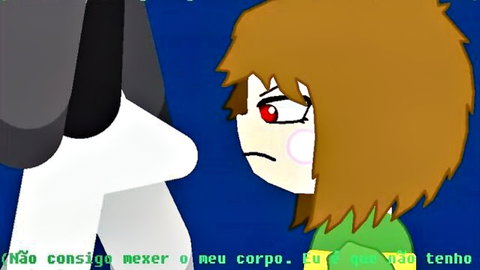 Chara from Undertale pounded by guards in explicit animated scene