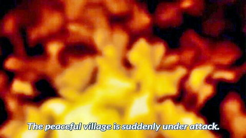 Goblin no Suana Ep. 2: Peaceful village suddenly under fiery attack