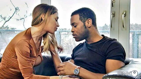 Malena Nazionale Italian MILF in intimate close-up with black lover