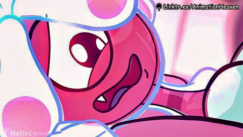 Cute pink anime character smiling in MelieConieK hentai compilation