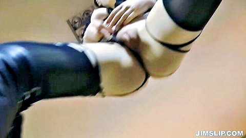 Tina Kay with torn pantyhose gets fucked and licked intensely