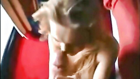 Blonde teen with messy hair takes veiny cock in tight asshole close-up