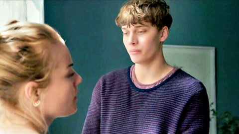 Ida Engvoll in intimate conversation scene from Love & Anarchy (2020)