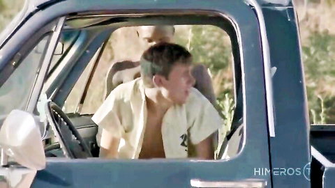 Young twink seduced by baseball coach in pickup truck