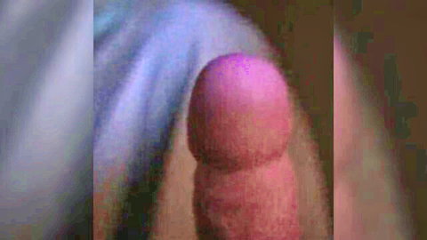 Close-up of pink erect penis in Christmas naughty girls video