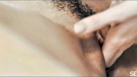 Milan Cheek in close-up intimate fingering and oral sex scene, Spellbound Intimacy
