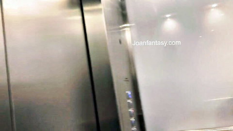 Seductive night out in city elevator, throwback adult scene