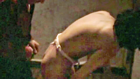 Tony Manero handcuffed and bent over in intense 2008 blowjob scene