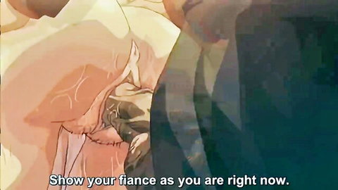 Hentai animation of mysterious darling with massive tits in explicit pose