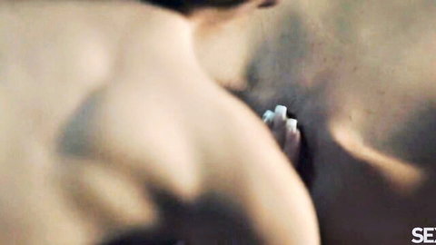 Massy Sweet in intense neck grip close-up erotic moment