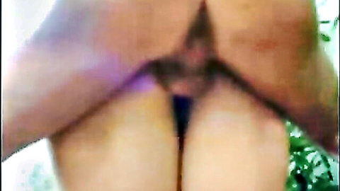 Amateur MILF exposing hungry pussy and ass from behind