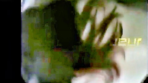 Blurry pixelated green monster claw closeup with fragmented leur watermark text