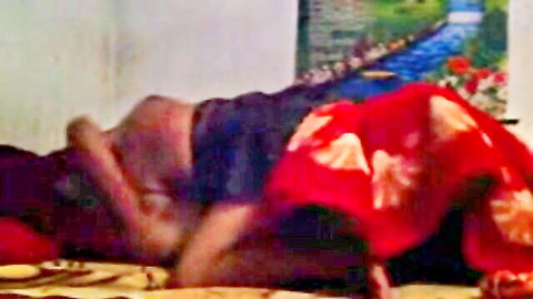 Hot Guatemalan babe exposing tits on bed in sneaky amateur vid
