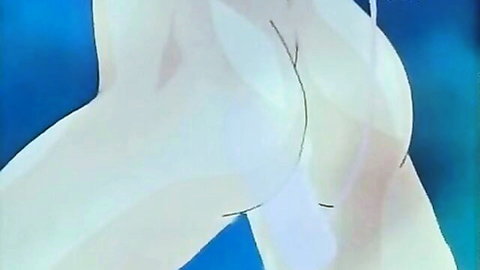 Hentai anime girl huge pale ass cheeks with tight crack from behind