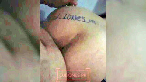 Tattooed curvy Latina ass close-up in amateur porn from Poza Rica