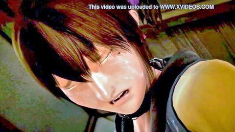 Cute Japanese anime girl in ecstasy close-up from Honey Select 3D game