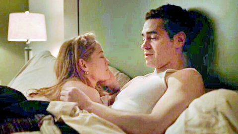 Erika Christensen sexy underwear bed scene with hot celeb intimacy