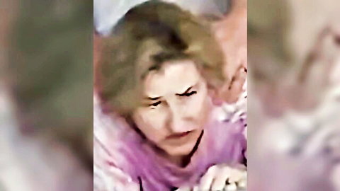 Curly haired mature housewife grimacing in ecstasy during amateur sex
