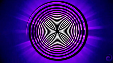 Hypnotic purple spiral mesmerize brainwashing for HFO by Brainwash