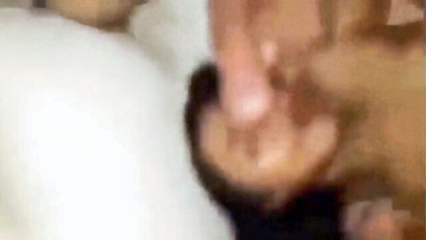 Blurry close-up of Filipina teens in intimate gangbang scene