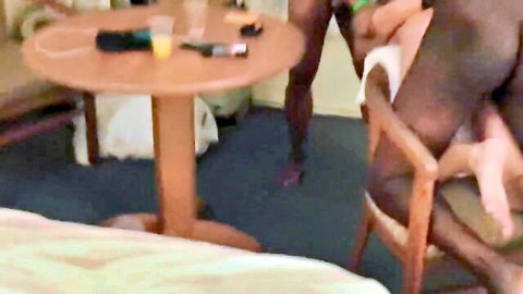 Submissive white wife gangbanged by muscular BBC in explicit scene