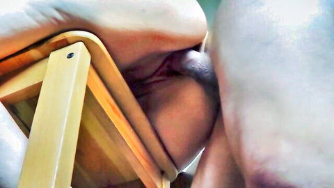 Amateur close-up slow vaginal penetration and insemination