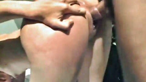 Blonde Latina with big ass in hardcore outdoor fuck, doggy style penetration