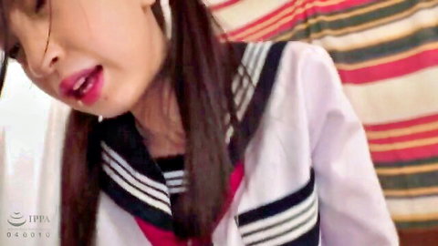 Kotone Fuyuai seductive close-up in sailor uniform, small tits JAV