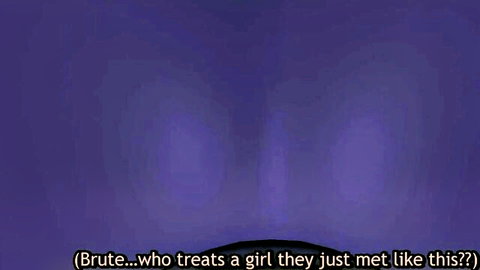 Brute futanari roughly treating a girl they just met in intense porn scene