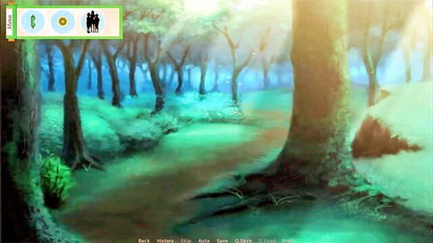 Sexy anime goddess Ino rides cowgirl hard in Jikage Rising eroge forest scene