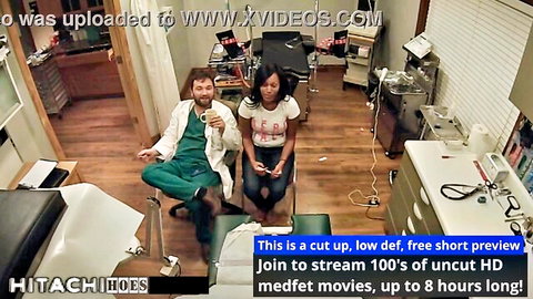 Doctor Tampa uses Hitachi on Tori Sanchez in medical exam orgasm scene