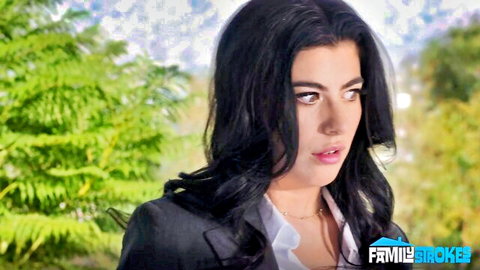 Shay Sights in blazer from step threesome with Gal Ritchie & Aubree Valentine