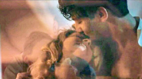 Farah Zeynep Abdullah nude kissing hot scene Bihter 2023 tits exposed