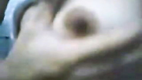 Young Vietnamese webcam girl masturbating with cucumber dildo