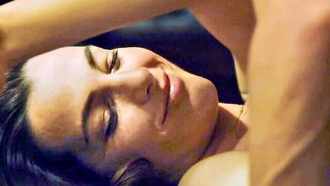 Ayelet Zurer topless smiling intimately in Fugitive Pieces (2007)