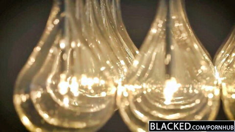 Glowing teardrop lamps in artistic Blacked.com Pornhub interracial porn intro