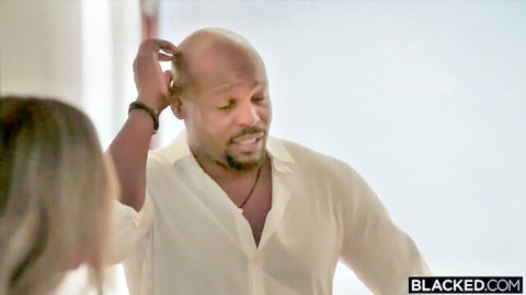 Ruby Reign and Bonni Gee tease Dimitri's BBC in Blacked threesome