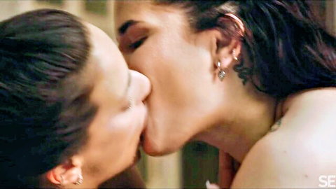 Ada Lapiedra passionately kissing lover in intimate SexArt scene