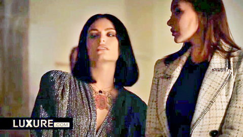 Anna Polina and Carollina Cherry in elegant MFF tease