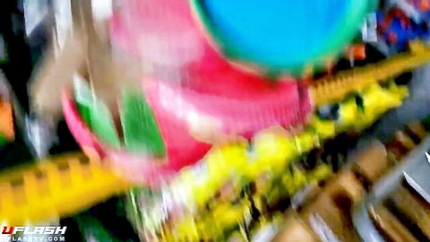 Indian MILF dick touch in store amateur scene