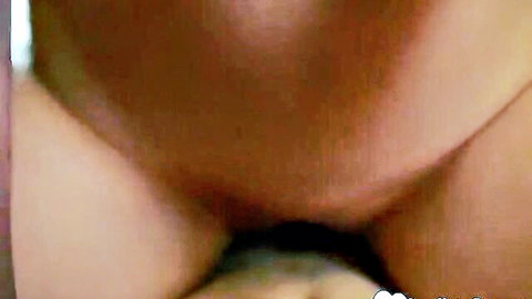 Close-up vaginal penetration during wild sex with legs spread wide