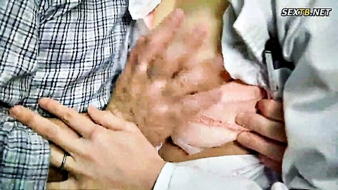 Married female doctor Nozomi groped by patient in exam room
